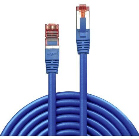 Câbles réseau et DAC LINDY Cat.6 S/FTP Cable Blue 10m Patch Cable