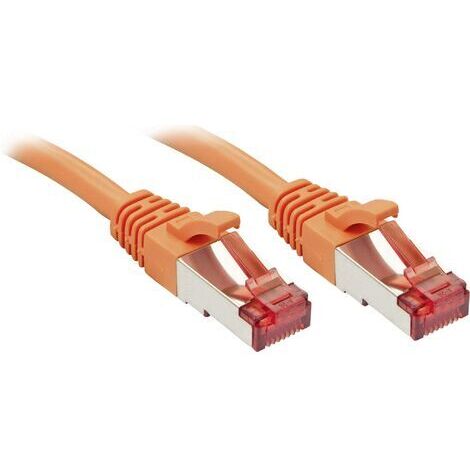 Câbles réseau et DAC LINDY Cat.6 S/FTP Cable orange 0.5m Patchcable