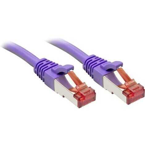 Câbles réseau et DAC LINDY Cat.6 S/FTP Cable Purple 1m Patch Cable