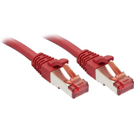Câbles réseau et DAC LINDY Cat.6 S/FTP Cable Red 7.5m Colour Code TIA/EIA-568-B