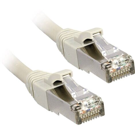 Câbles réseau et DAC LINDY Cat.6 STP Cable grey 2m easy shielded