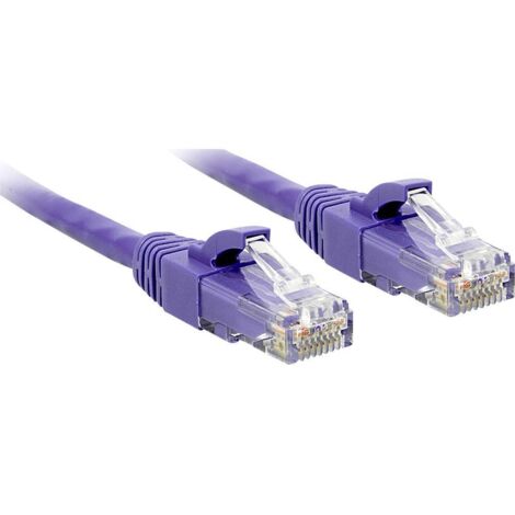 Câbles réseau et DAC LINDY Cat.6 U/UTP Cable Purple 7.5m Colour Code ANSI/TIA 568C
