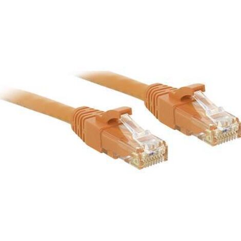 Câbles réseau et DAC LINDY Cat.6 UTP Cable Orange 1m