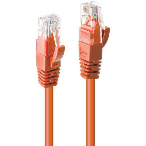 Câbles réseau et DAC LINDY Cat.6 UTP Cable Orange 7.5m