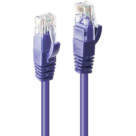 Câbles réseau et DAC LINDY Cat.6 UTP Cable Purple 20m
