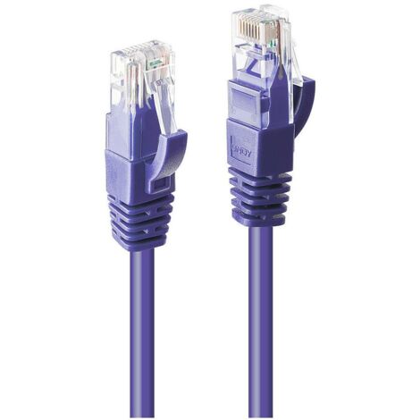 Câbles réseau et DAC LINDY Cat.6 UTP Cable Purple 2m
