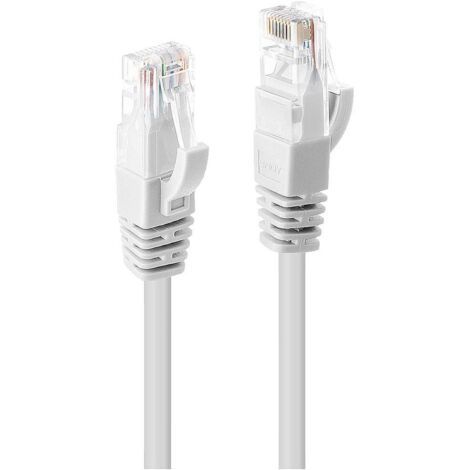 Câbles réseau et DAC LINDY Cat.6 UTP Cable White 20m