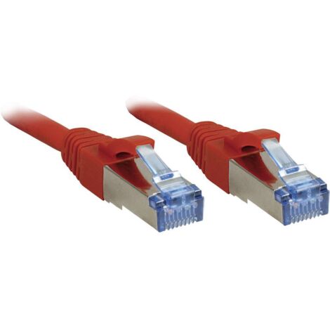 Câbles réseau et DAC LINDY Cat.6A S/FTP Cable Red 1m