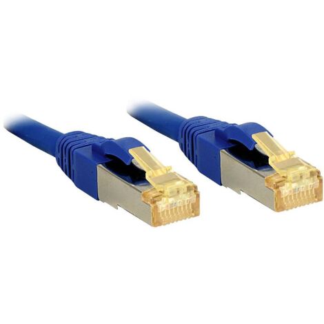 Câbles réseau et DAC LINDY Cat.7 Patch Cable S/FTP PIMF LSOH Blue 7.5m