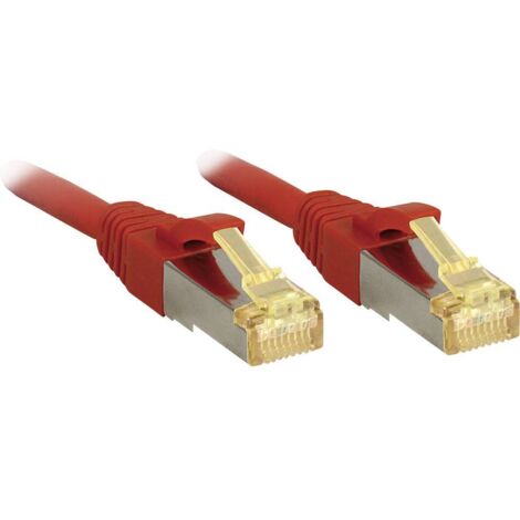 Câbles réseau et DAC LINDY Cat.7 Patch Cable S/FTP PIMF LSOH Red 7.5m