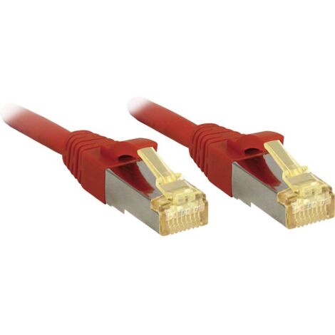 Câbles réseau et DAC LINDY Cat.7 rawcable S/FTP PIMF LSOH red 10m
