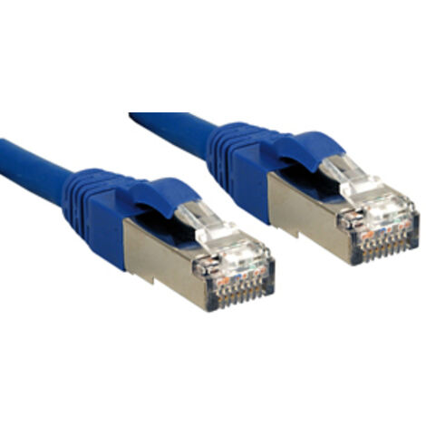 Câbles réseau et DAC LINDY S/FTP Cat.6 Cable Blue 0.3m LSOH incl. Testprotocol