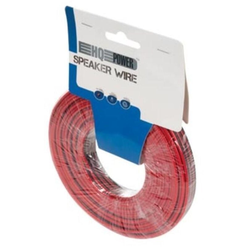 Cavo per altoparlanti - rosso/nero - 2 x 1,50 mm²