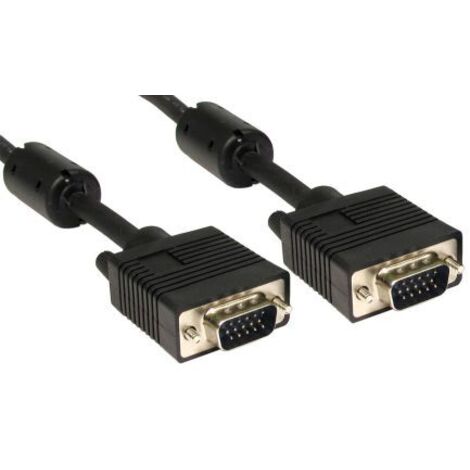 Câbles SVGA RS PRO 2m SVGA / Mâle, SVGA / Mâle Noir ( Prix pour Paquet de 5 )
