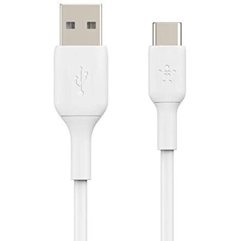 Câbles - USB & Thunderbolt BELKIN Câble USBA vers USBC 0.15m blanc
