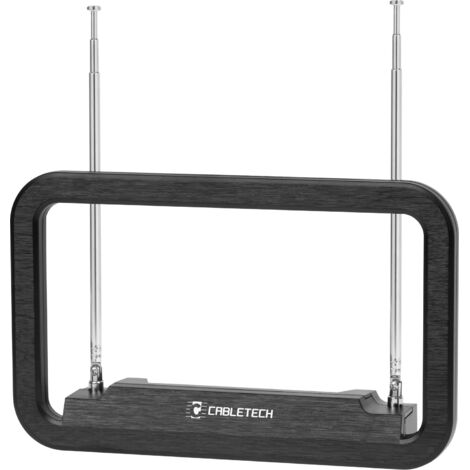 Cabletech DVB-T2 TV DAB+ FM Zimmerantenne LTE-Filter aktiv
