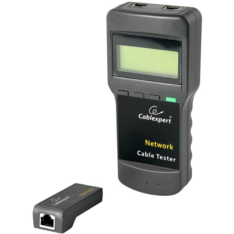 Cablexpert comprobador de cables de red digital nct-31, negro