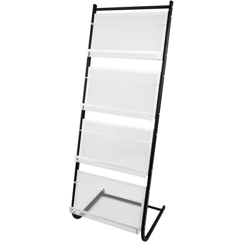 Carrello di distribuzione in metallo con 4 vassoi