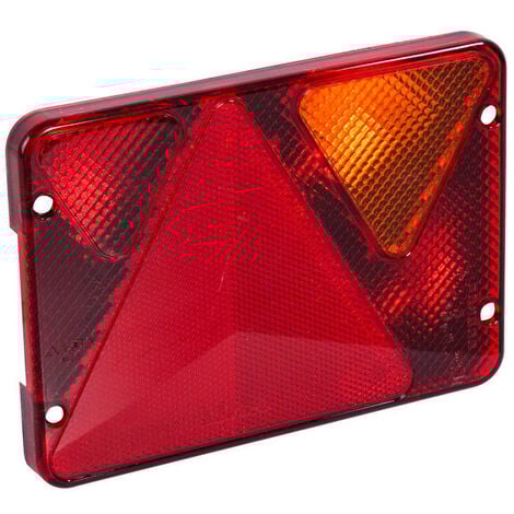 Cabochon lanterne 6 fonctions droit AJBA RL80 188 mm