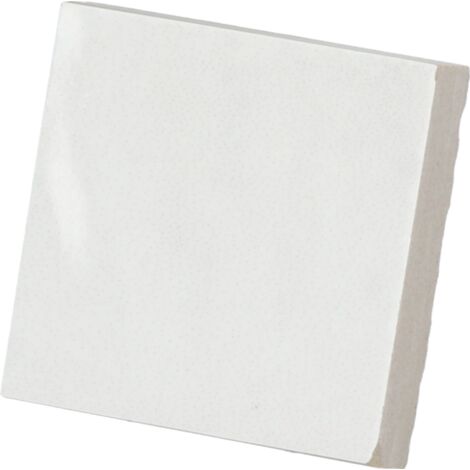 Cabochon sol / mur blanc brillant 3,4x3,4 cm Taco KASBAH WHITE (vendu par boite de 68 pièces)