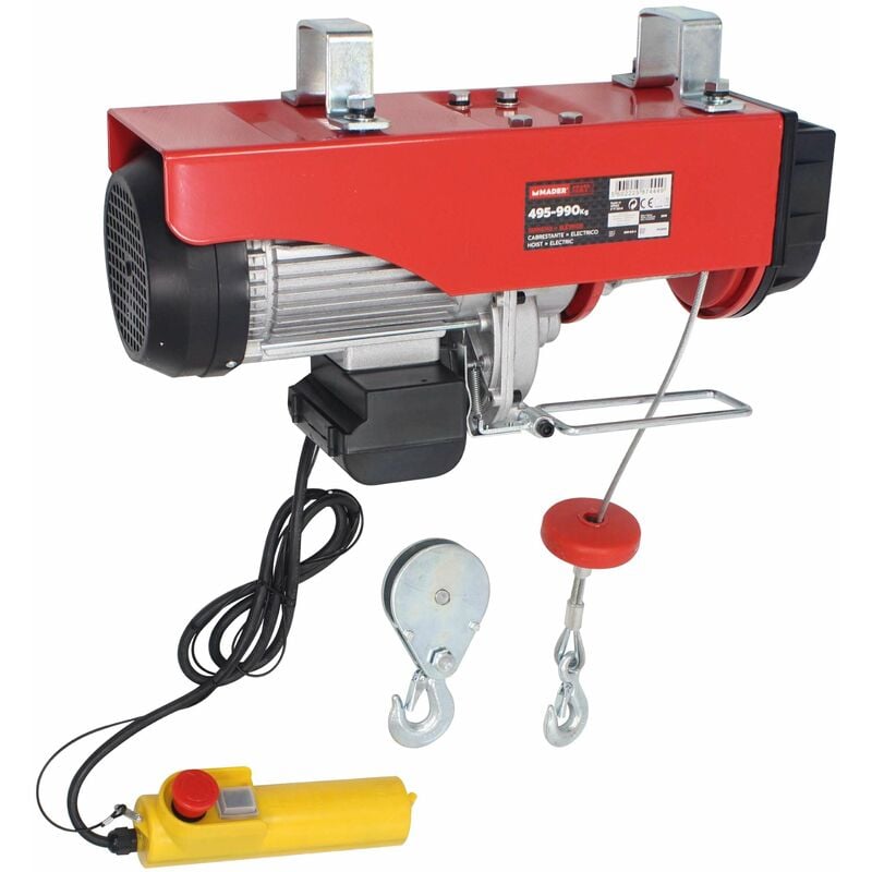 

Cabestrante Eletrico, 495/990Kg - MADER® | Power Tools