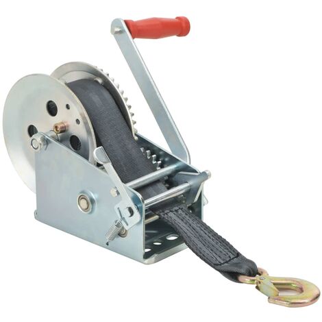 Cabrestante manual con correa 1587 kg vidaXL