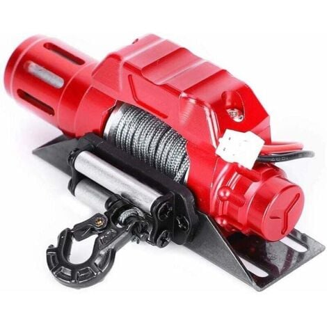 Cabrestantes, Cabrestante de coche con control remoto, Cabrestante eléctrico analógico de aleación de aluminio, de DEBUNS