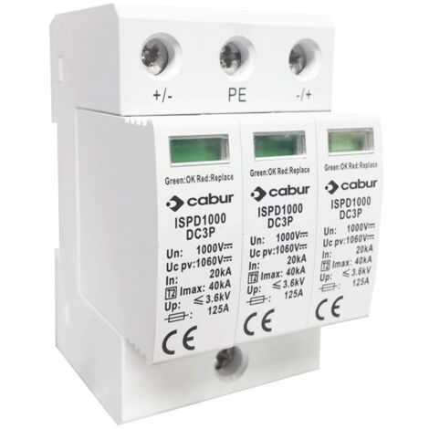 Cabur 1000VDC Überspannungsschutzableiter ISPD1000DC3P