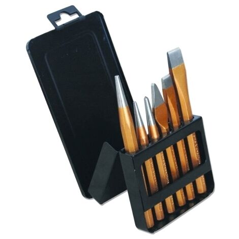 Cacciaspine/Scalpelli/Ugnetti/Bulini  cromo vanadio set 6 pz