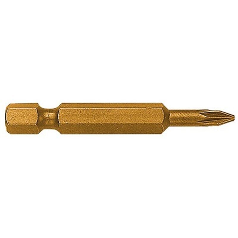 Leman - Cacciavite 1/4' 50 mm - Pozidriv pz N.2 - Titanio 54202TI