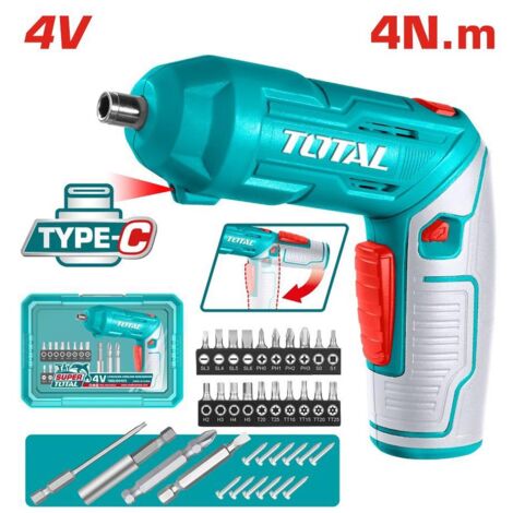 Cacciavite a batteria 4V con accessori e valigetta  - one battery