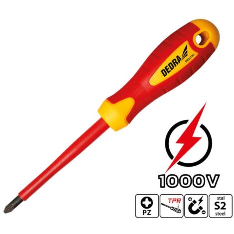 Cacciavite dedra 06B021 isolato magnetico 80 mm