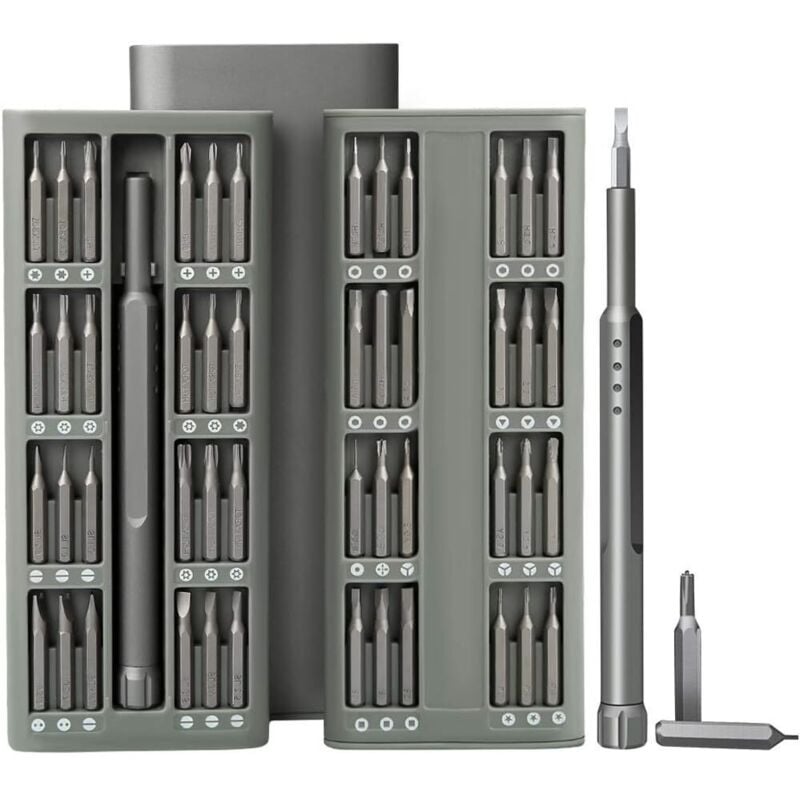 Tournevis Precision iphone，48pcs Mini kit Tournevis Réparation de téléphone portable acier pour outil S2, modèle de téléphone portable, appareil