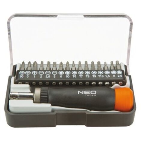 Cacciavite di precisione + punte NEO TOOLS 04-228