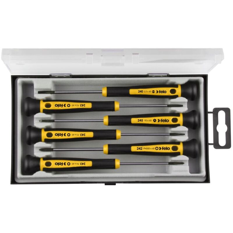 Cacciavite di precisione Set con impugnatura 2K, 6...