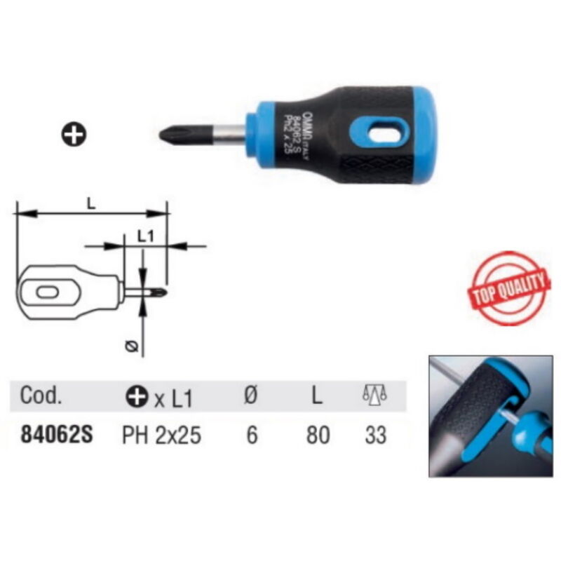 Image of Cacciavite Omma nano croce ph 2 x 25 mm
