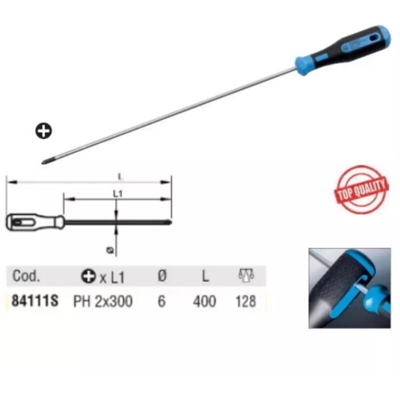 Cacciavite Omma lungo croce ph 2 x 300 mm