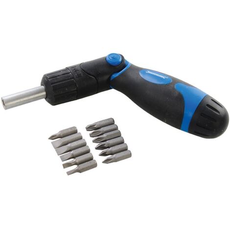 Cacciavite giravite Silverline a cricchetto set punte 12Pz acciaio Offerta
