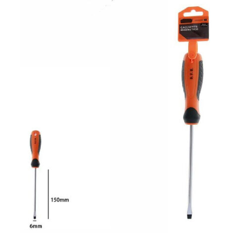 Cacciavite Magnetic Punta Taglio 6x150 Mm Ergonomical Impugnature 07431