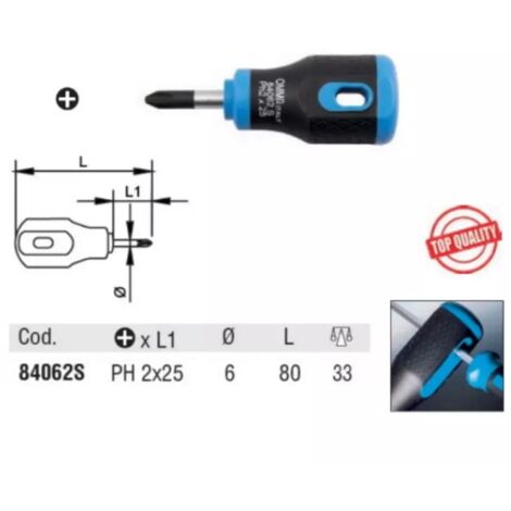 CACCIAVITE OMMA "NANO" CROCE PH 2 X 25 MM