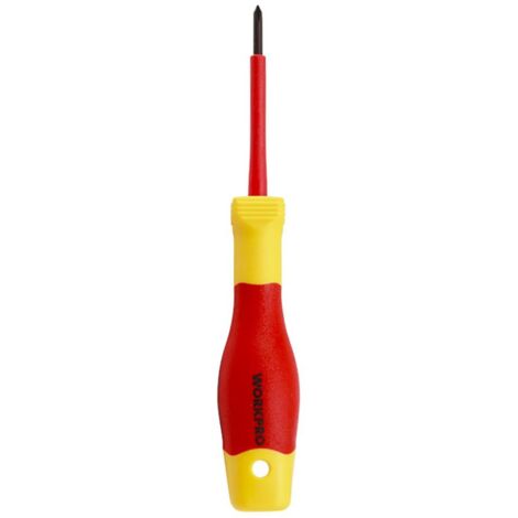 Cacciavite Phillips isolato WORKPRO VDE PH0 x 60 mm