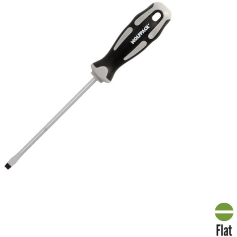 Cacciavite piatto stampato in acciaio S2 - 1,0 x Ø 5,5 x 125 mm