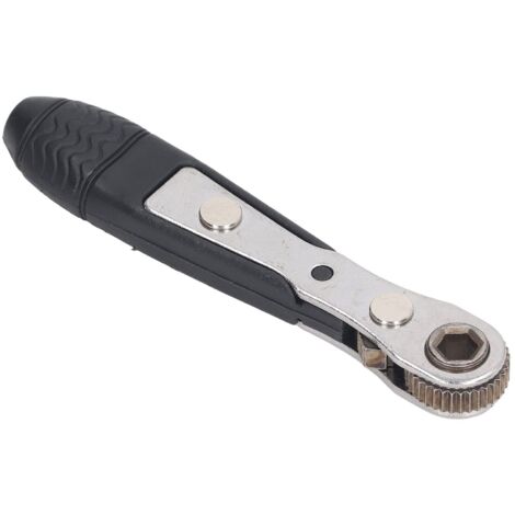 Cacciavite portatile in miniatura mini chiave a cricchetto a testa singola da 1/4 pollici per uso domestico