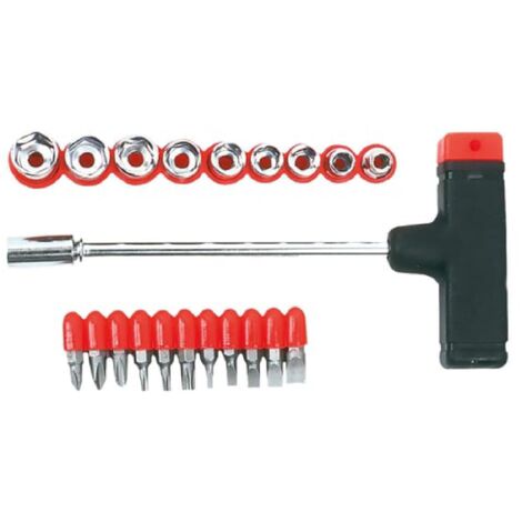 Cacciavite "TOP TOOLS" porta inserti/bussole set da 22 pezzi