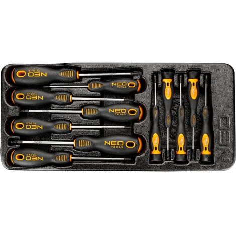 Cacciaviti di precisione NEO TOOLS, set da 12, inserto
