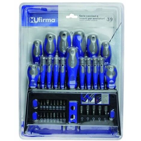 Set 19 Attrezzi Utensili Avvitatore Cacciaviti Chiavi Brugola Bussola Custodia