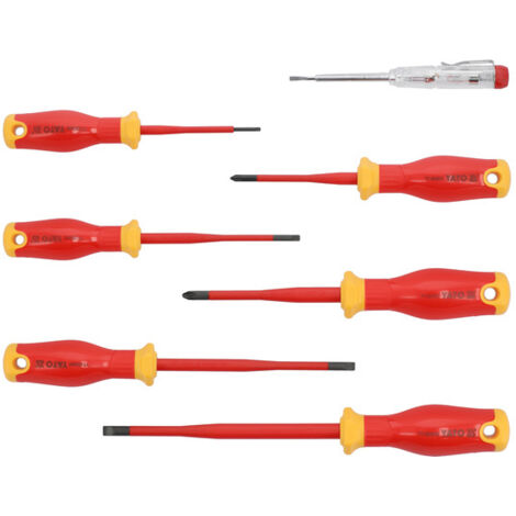 CACCIAVITI ISOLATI EXTRA SOTTILI 7 PEZZI - YT-282681