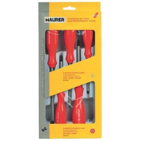 CACCIAVITI MAURER SERIE 5PZ REDS PROFESSIONAL CF. BLISTER