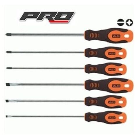 Cacciaviti serie lunga set 6 pezzi taglio e ph valex 1463895