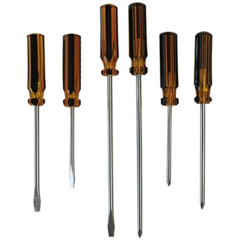 Cacciaviti "Top Tools" in acciaio set da 6 pezzi